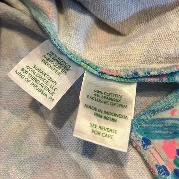 🌸 Lilly Pulitzer Skipper Tunic Popover Shirt Size XS - Picture 4 of 6